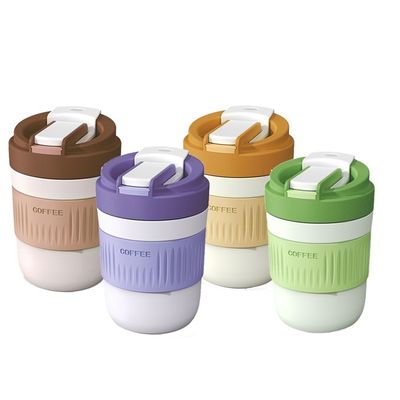 400ML/550ML 크리에이티브하고 독특한 디자인 짚과 함께 높은 무거운 기본 맑은 유리 컵
