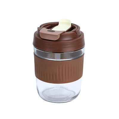 400ML/550ML 크리에이티브하고 독특한 디자인 짚과 함께 높은 무거운 기본 맑은 유리 컵