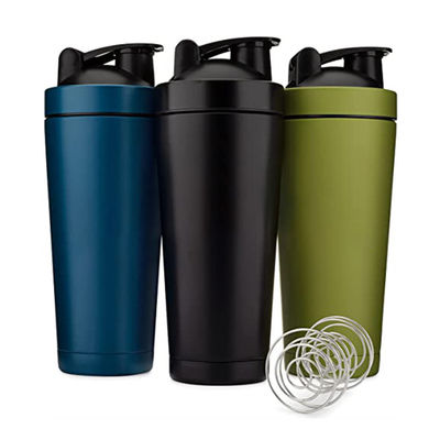 음료를 뜨겁게 차갑게 유지 6-12hrs 700ml 큰 용량 사용자 지정 LOGO 피트니스 쉐이커 병