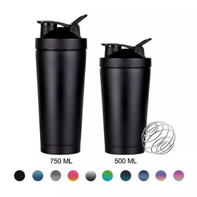 음료를 뜨겁게 차갑게 유지 6-12hrs 700ml 큰 용량 사용자 지정 LOGO 피트니스 쉐이커 병