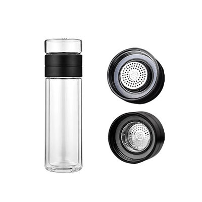 클래식 스타일 수브리메이션 투명 유리 물병 필터 용량 300ml