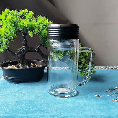 400ml 용량 남성용 비공소 단열 수브리메이션 빈 유리 물병