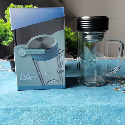 400ml 용량 남성용 비공소 단열 수브리메이션 빈 유리 물병