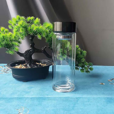 300ml 용량 유리 물병 최신 사용자 정의 진공 단열 보로실리케이트 도착