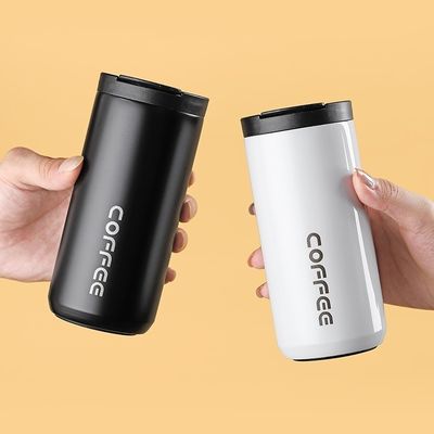 스테인리스 스틸 350/500ml 사용자 지정 로고 휴대용 누출 방지 진공 단열 커피 컵