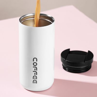 스테인리스 스틸 350/500ml 사용자 지정 로고 휴대용 누출 방지 진공 단열 커피 컵