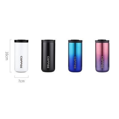 스테인리스 스틸 350/500ml 사용자 지정 로고 휴대용 누출 방지 진공 단열 커피 컵