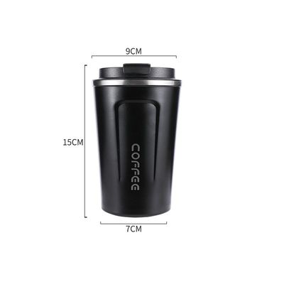 이 다채로운 스테인리스 스틸 커피 머그 380ml/ 500ml 용량으로 스타일로 여행하세요