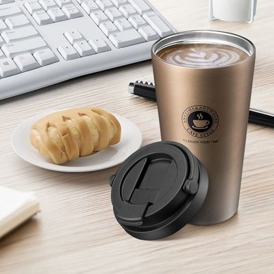 직접 공급 500ml 스테인리스 스틸 진공 격리 커피 컵