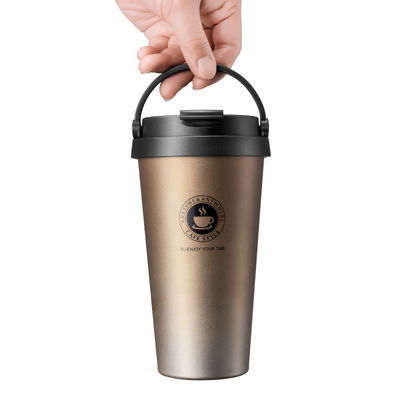 직접 공급 500ml 스테인리스 스틸 진공 격리 커피 컵