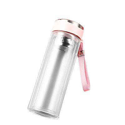 환경 친화적 인 보로 실리케이트 유리 물병과 차 투여기 BPA 무료 및 누출 방지