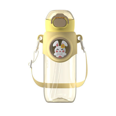 690ML 용량 유연한 뚜?? 과 로프가 있는 진한 푸른 색의 휴대용 누출 방지 컵