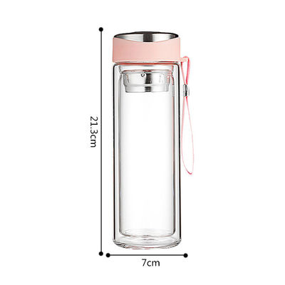 고 보로실리케이트 BPA 무료 유리 물병 커피 차 맥주 및 주스