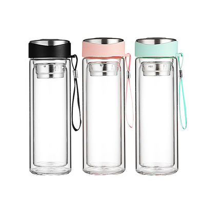 고 보로실리케이트 BPA 무료 유리 물병 커피 차 맥주 및 주스