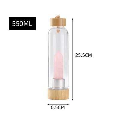 비즈니스 선물 500ml 용량의 크리스탈 물병과 매력적인 디자인 돌