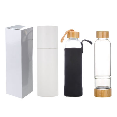 유창한 디자인으로 사용 가능한 크리스탈 스톤 유리 물병 소녀용 500ml 휴대용