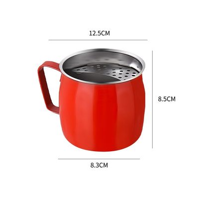 304 스테인레스 스틸 차 머그 로고 사용자 정의 및 반달 필터을위한 창의적 디자인