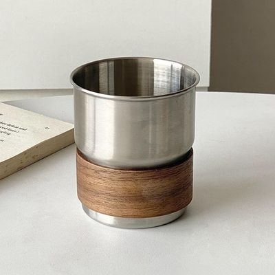야외 캠핑 맞춤형 290ml 스테인레스 스틸 여행 커피 컵