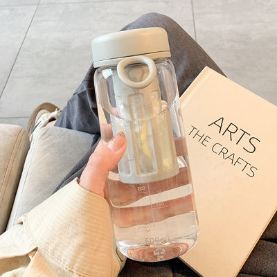 450ml/600ml PC 플라스틱 컵 누출 방지 맞춤 로고 스포츠 물병
