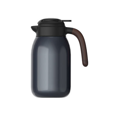 2000ml 용량 스테인레스 스틸 손잡이 단열 잔 차 커피 냄비 뜨거운 물 냄비 진공 병