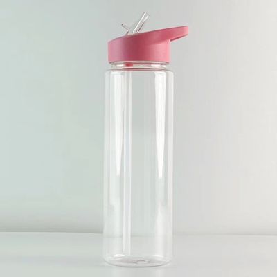 500ml/750ml 플립 스트라와 휴대용 디자인과 함께 BPA 없는 야외 플라스틱 물병