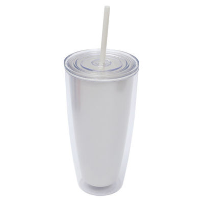 커스텀 로고 야외 활동용 750ml 단순한 투명한 플라스틱 컵