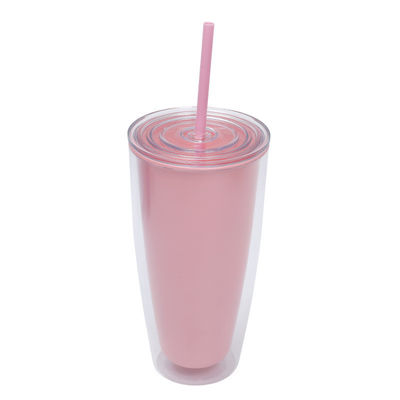 커스텀 로고 야외 활동용 750ml 단순한 투명한 플라스틱 컵