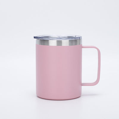 304 스테인리스 스틸 12OZ 단열 사무실 커피 맥주 머그 손잡이 진공 텀블러
