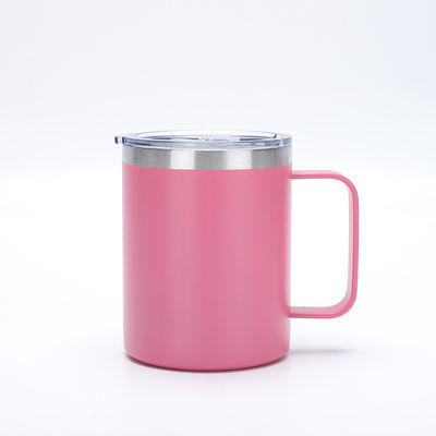 304 스테인리스 스틸 12OZ 단열 사무실 커피 맥주 머그 손잡이 진공 텀블러