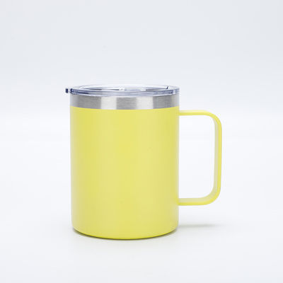304 스테인리스 스틸 12OZ 단열 사무실 커피 맥주 머그 손잡이 진공 텀블러