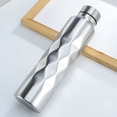 500g 대용량 금속 물컵 단벽 휴대용 누출 방지 걸음 수온병