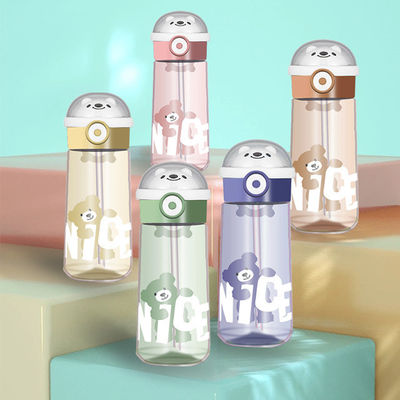 빨대형 480ml/620ml 어린이 플라스틱 물컵 체육관 스포츠 여행 캠핑 하이킹