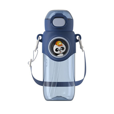 690ml 만화 플라스틱 컵 유연한 뚜?? 과 로프와 로프