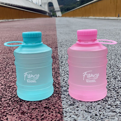 학생 스포츠 야외용 680ml 대용량 플라스틱 휴대용 직선 음료 컵