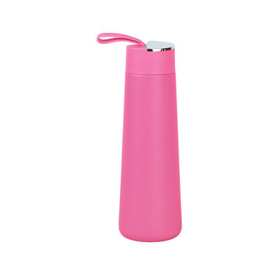맞춤형 색상 304 스테인리스 스틸 진공 스포츠 휴대용 350ml 물병 손잡이