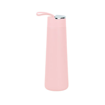 맞춤형 색상 304 스테인리스 스틸 진공 스포츠 휴대용 350ml 물병 손잡이