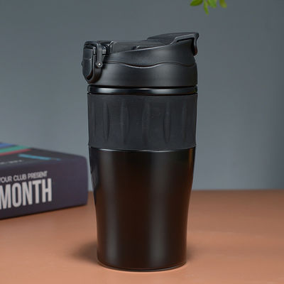 500ML 스테인리스 스틸 이중 벽 휴대용 텀블러 짚 뚜?? 로 사용자 정의 색상 야외