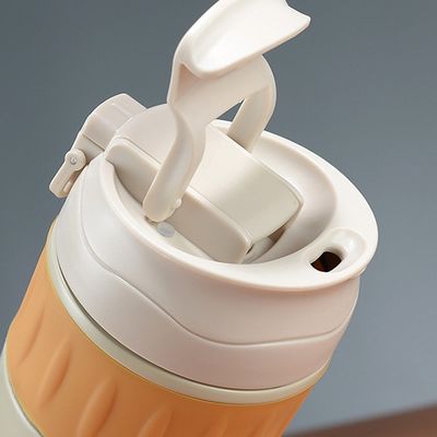 500ml 쌍벽 스테인리스 스틸 진공 단열 텀블러 짚 용량 500ml