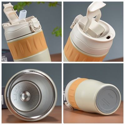 500ml 쌍벽 스테인리스 스틸 진공 단열 텀블러 짚 용량 500ml
