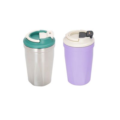 야외 여행 및 커피 마시는 사람들을 위한 맞춤형 색상 420ml 이중 벽 열 잔