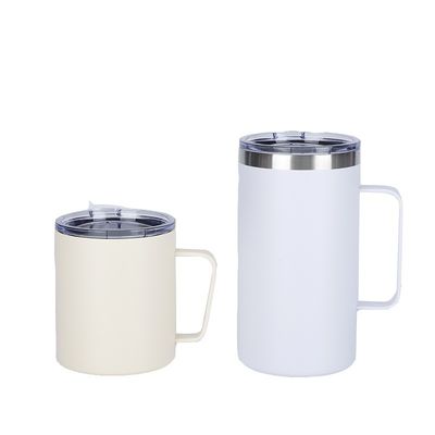 스테인레스 스틸 단열 진공 맞춤 로고 열 잔 14oz 이동 중 미니멀리즘 커피 애호가