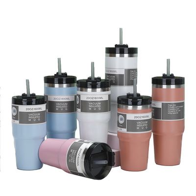 304 스테인레스 스틸 클래식 음료 입 20oz 30oz 열 진공 스포츠 물병