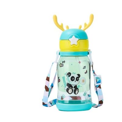 600ml 귀여운 투명한 휴대용 플라스틱 칩컵