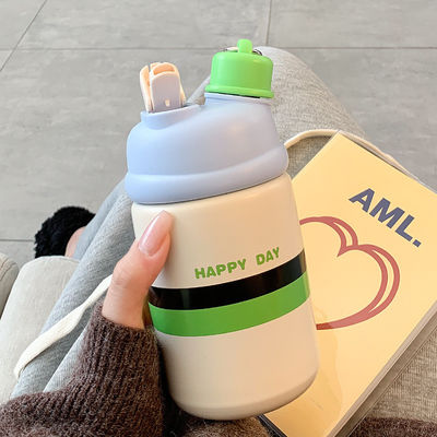 여행 기회 현대적인 다채로운 500ml 316 스테인리스 스틸 절연 물컵 뚜??
