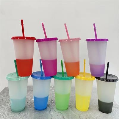 학교로 돌아갑니다 16oz/24oz BPA 무료 플라스틱 커피 컵