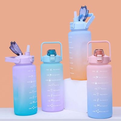 야외 스포츠 용량 라인 및 반성 코팅과 함께 2L 플라스틱 물병