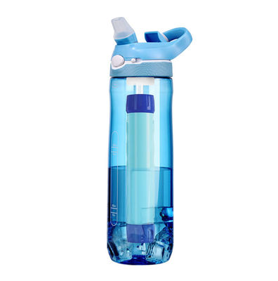 183g 빨대형 BPA 없는 플라스틱 트리탄 물병 피트니스 단백질 쉐이크 750 ml