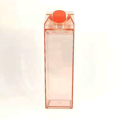 500ml 투명 식품 등급 플라스틱 유출 방지 물병