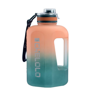 플라스틱 여행용 물병 부식 방지 코팅이 장착되지 않은 1.6L 2.2L 체육관 캔