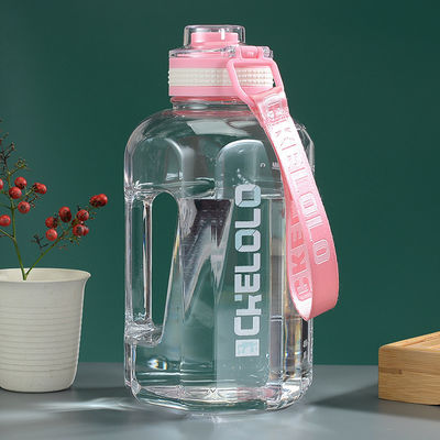 플라스틱 여행용 물병 부식 방지 코팅이 장착되지 않은 1.6L 2.2L 체육관 캔